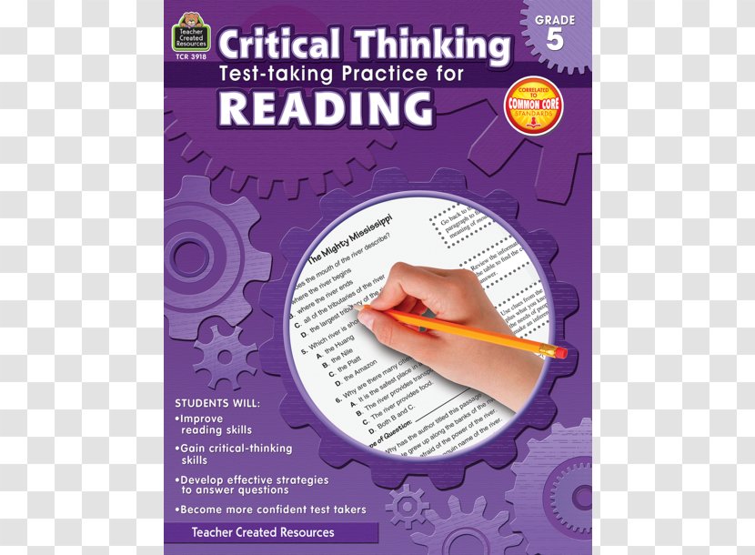 Critical Thinking Test Essay Reading Comprehension - Fifth Grade - Strategies Book Your Everything Guide To D Transparent PNG