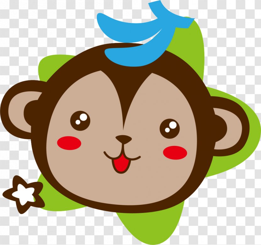 Monkey Face Clip Art - Little Transparent PNG