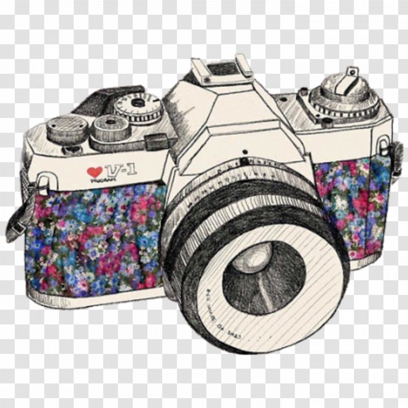 Canon AE-1 Camera Drawing Image Transparent PNG
