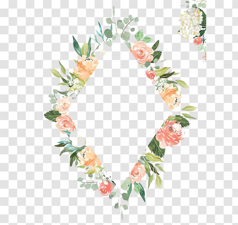 Floral Design Wedding Invitation Flower - Picture Frame Transparent PNG
