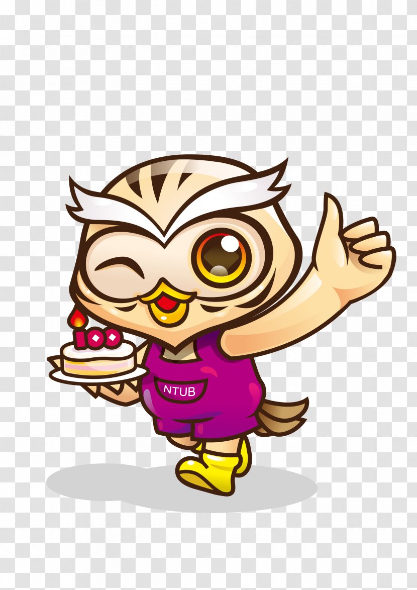 Owl Illustration Clip Art Character Beak - Fiction - Annoucement Cartoon Transparent PNG
