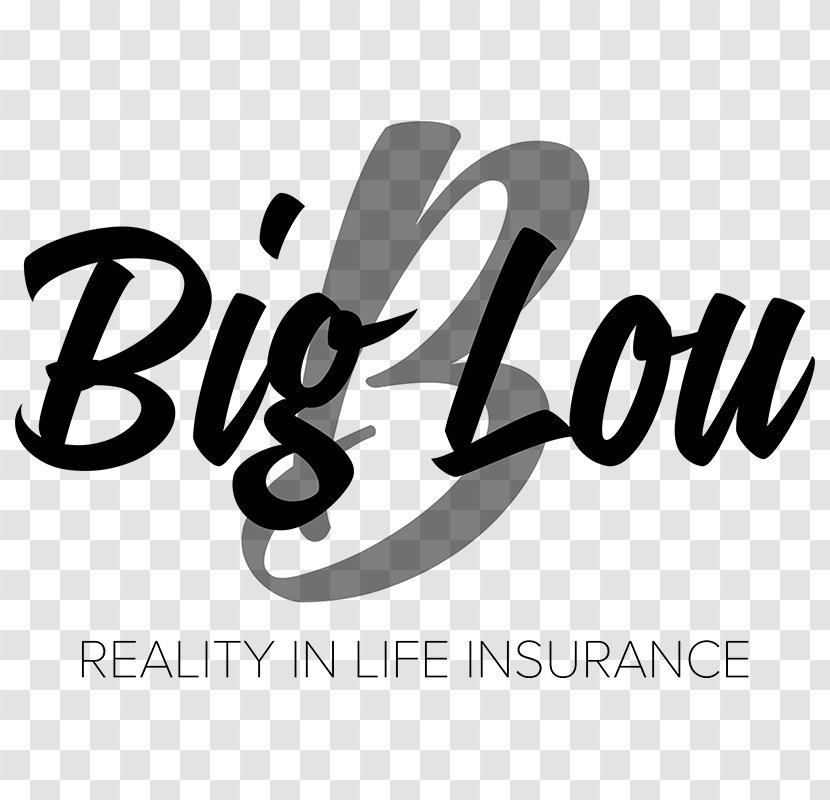 Term Life Insurance Big Lou - Black And White Transparent PNG