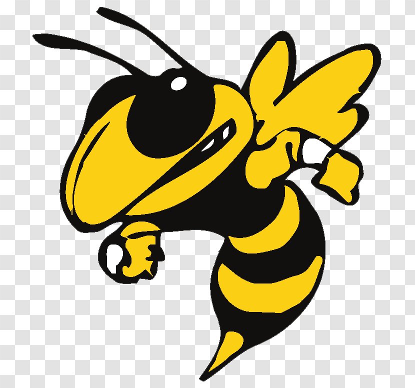 McAdory Middle School Yellowjacket Georgia Tech Yellow Jackets Football Logo Clip Art - Jacket - Membrane Winged Insect Transparent PNG