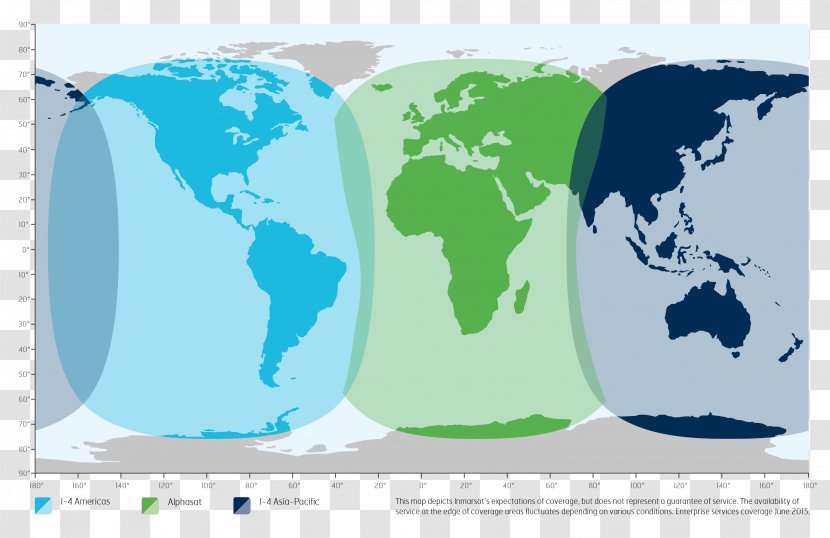 IsatPhone Pro Inmarsat Satellite Phones Coverage Map - Water - Broadband Global Area Network Transparent PNG