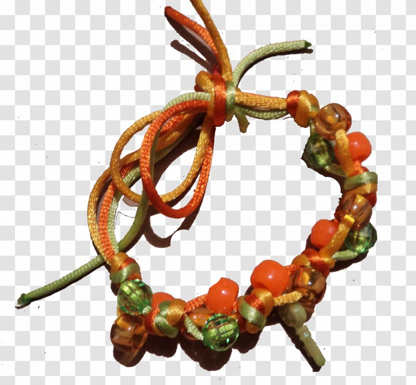 Bracelet Necklace Bead Shopping Cart Jewellery - Orange Transparent PNG
