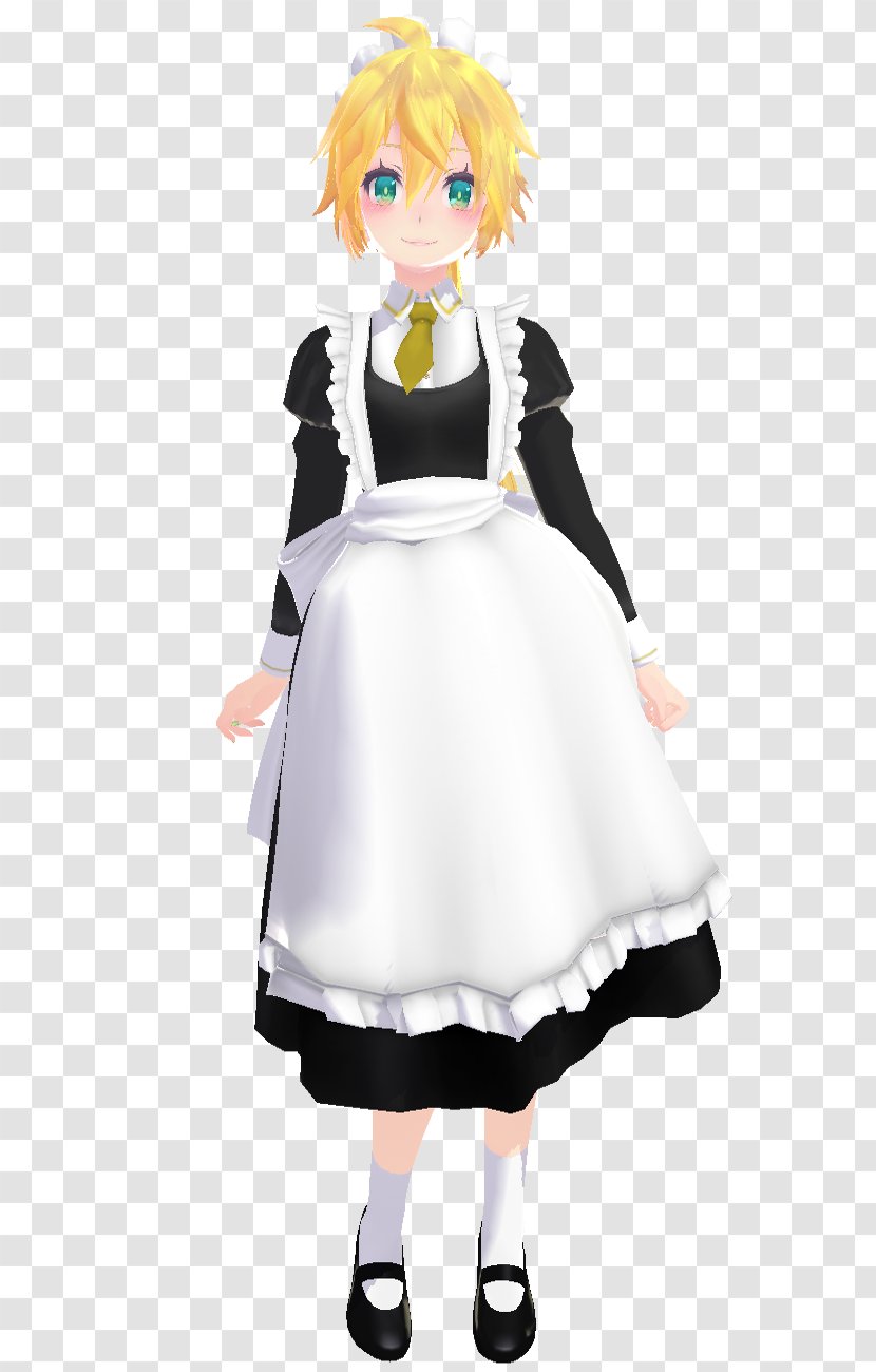 Kagamine Rin/Len Story Of Evil Vocaloid Hatsune Miku MikuMikuDance - Cartoon - Maid Transparent PNG