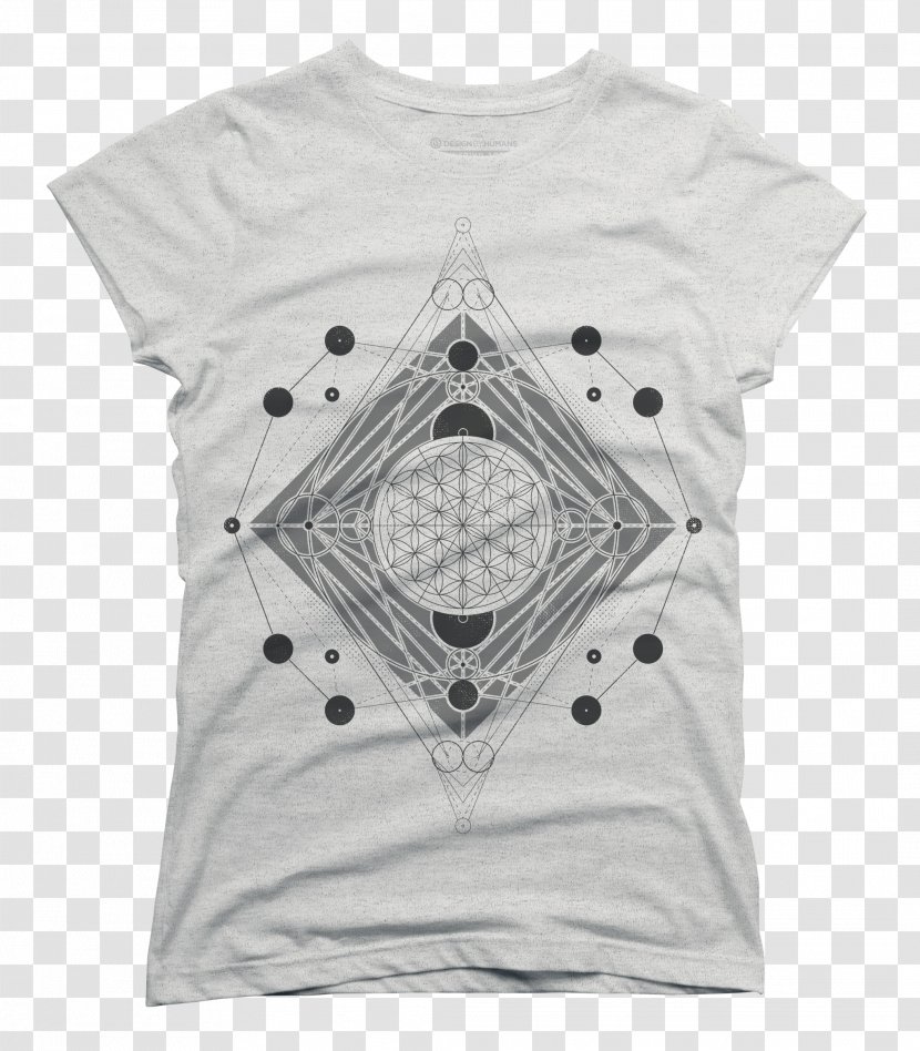 T-shirt Design By Humans NormalDifficulty Sleeve - Art - Sacred Geometry Transparent PNG