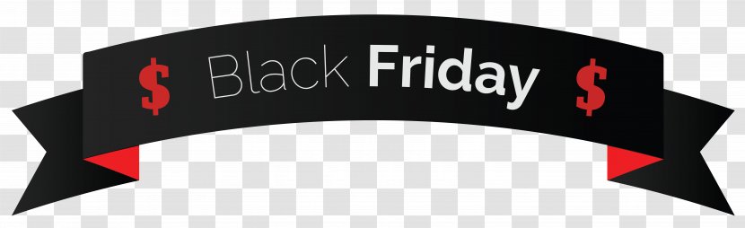 Black Friday Sales Shopping Coupon Cyber Monday - Signage - FridayBanner Clipart Image Transparent PNG