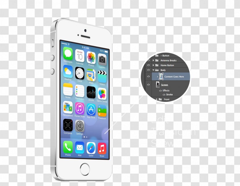 IPhone 5s X SE Apple - Telephone - Mockup Transparent PNG