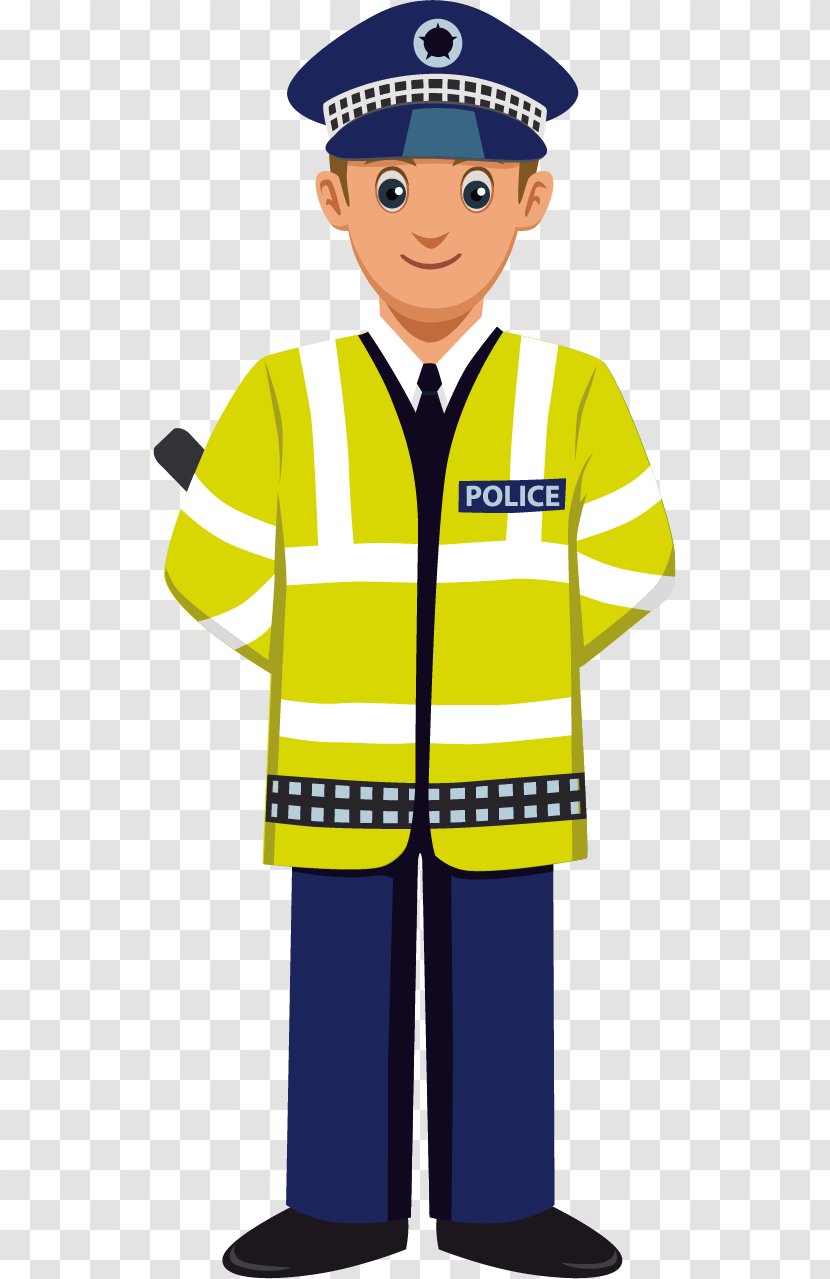 Traffic Police Officer Clip Art - Light - Vector Image Of The People's Transparent PNG