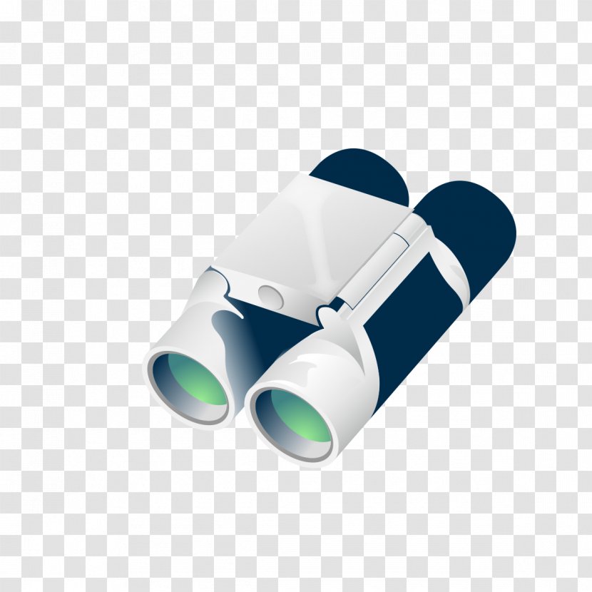 Binoculars Icon - Vexel - Green Mirror Telescope Image Transparent PNG