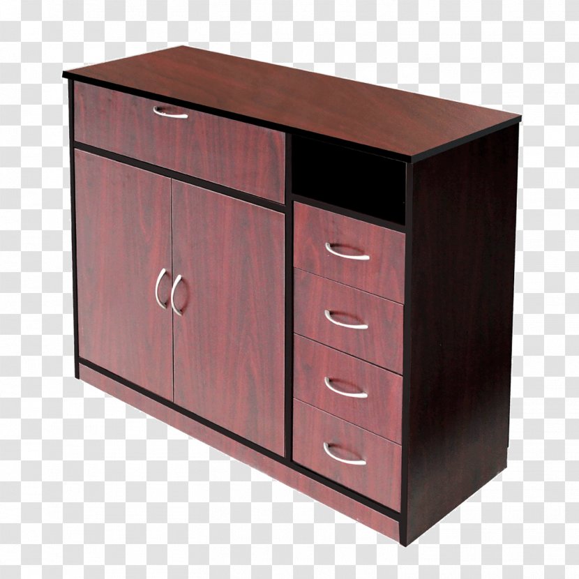 Buffets & Sideboards Mahogany Wood Drawer File Cabinets - Watercolor Transparent PNG