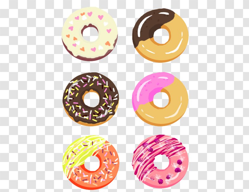 Donuts Frosting & Icing Drawing Fried Pie Food - Glaze - Painting Transparent PNG