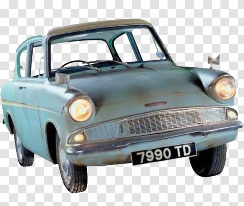 Ford Anglia Car Harry Potter Ron Weasley - Arthur - Clipart Transparent PNG