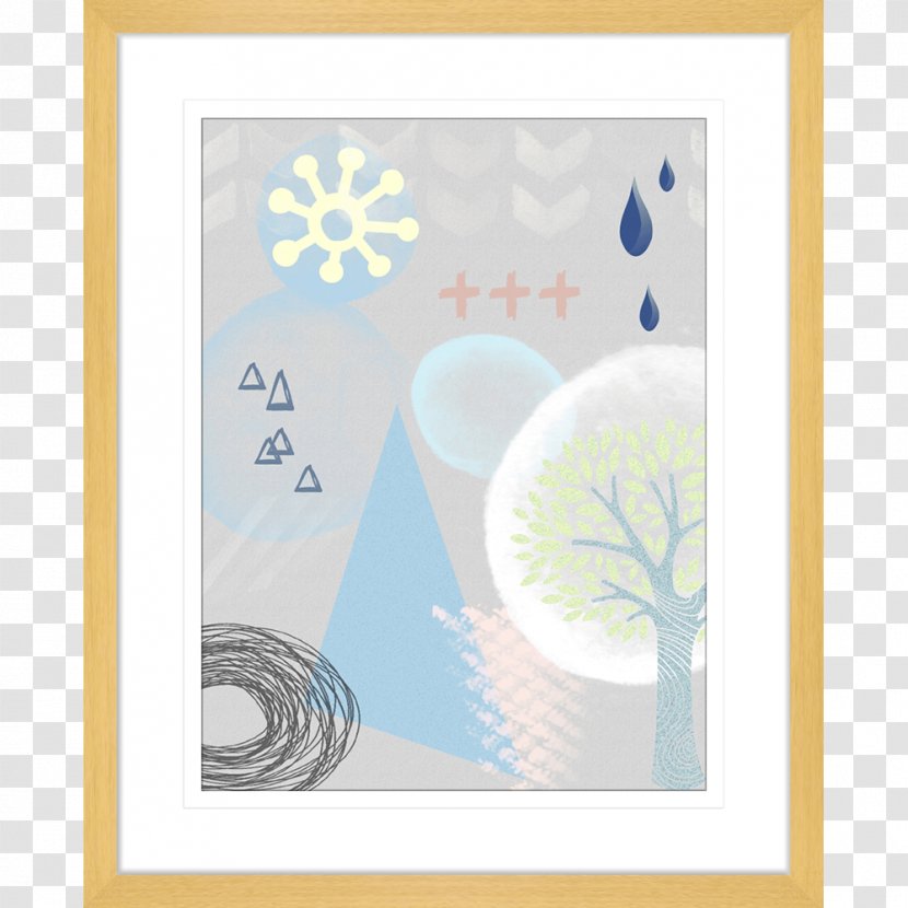 Picture Frames Greeting & Note Cards Printing - Frame - Scandinavian Poster Transparent PNG