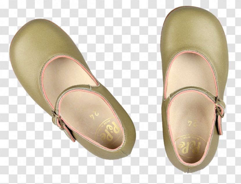 Slipper Beige - Baby Shoes Transparent PNG