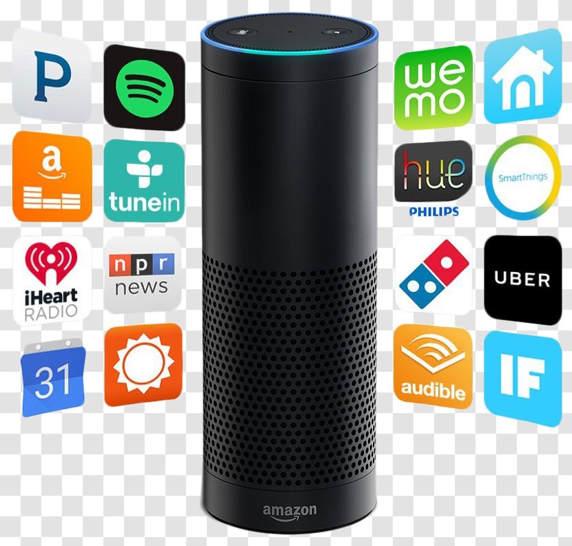 Amazon Echo Amazon.com Alexa Google Home Assistant - Electronics Transparent PNG