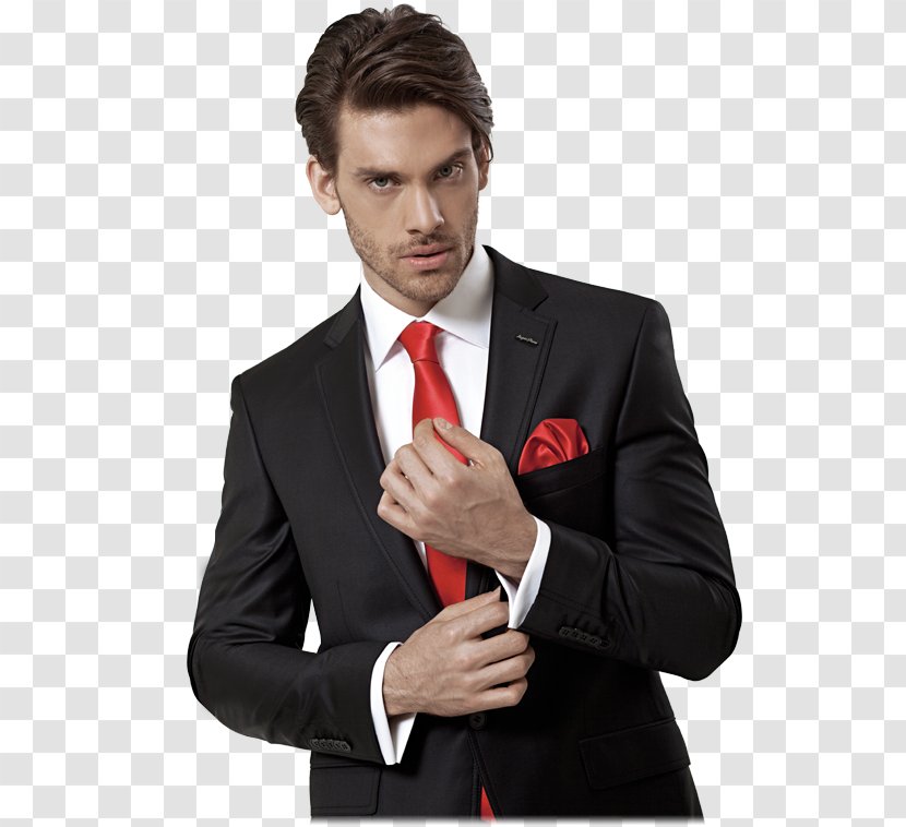 Dress Blue Red Clothing Accessories Suit - Gentleman Transparent PNG