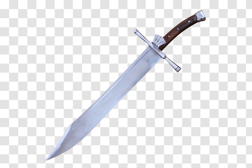 Bowie Knife Dagger Sword Hunting & Survival Knives - Longsword Transparent PNG