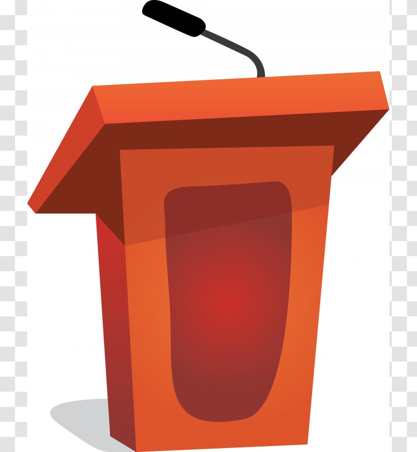 Podium Microphone Public Speaking Clip Art - Speech Cliparts Transparent PNG