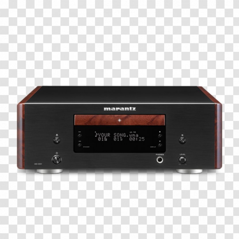 CD Player High Fidelity Marantz HD-AMP1 Compact Disc - Super Audio Cd Transparent PNG