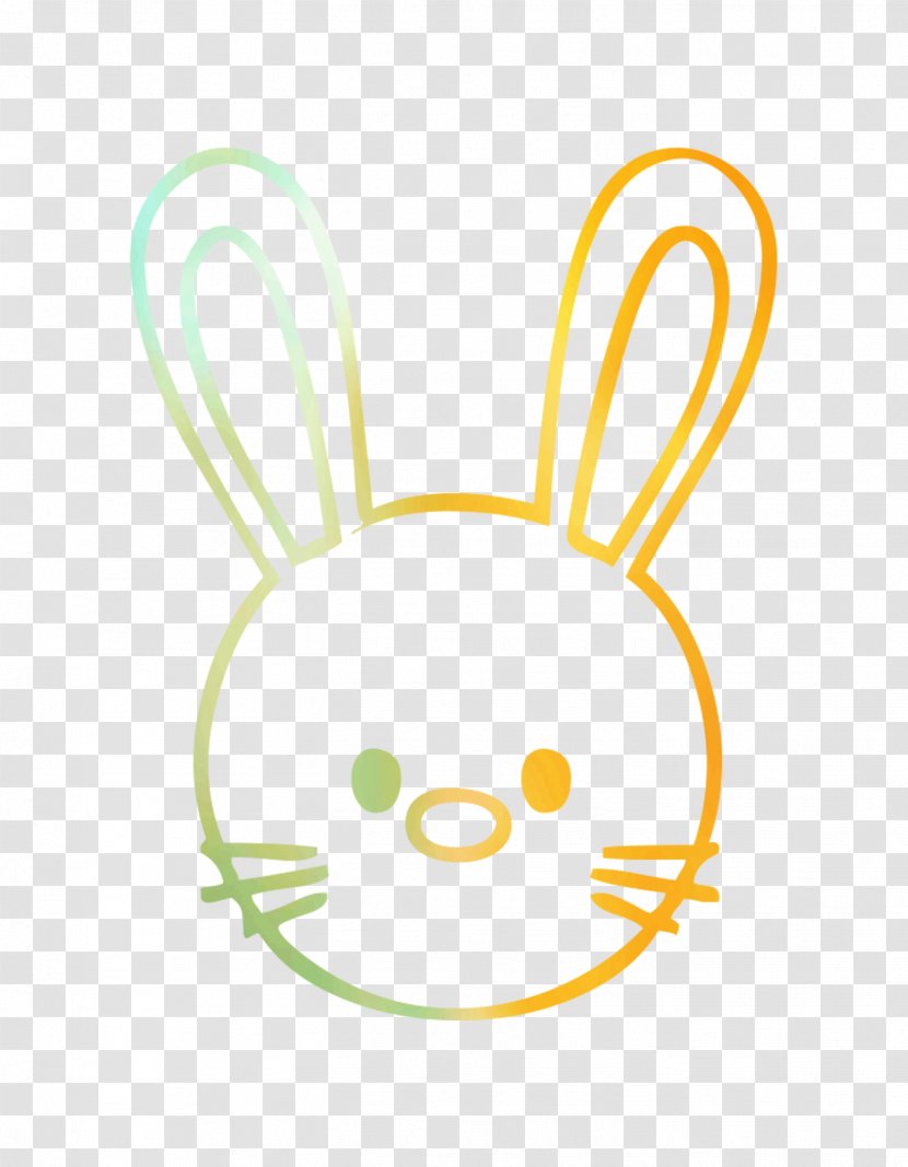 Smiley Easter Bunny Product - Cartoon - Head Transparent PNG