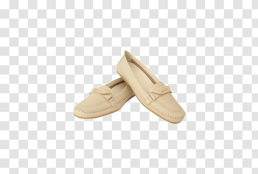 Slip-on Shoe Suede Beige Walking - Casual Shoes Transparent PNG