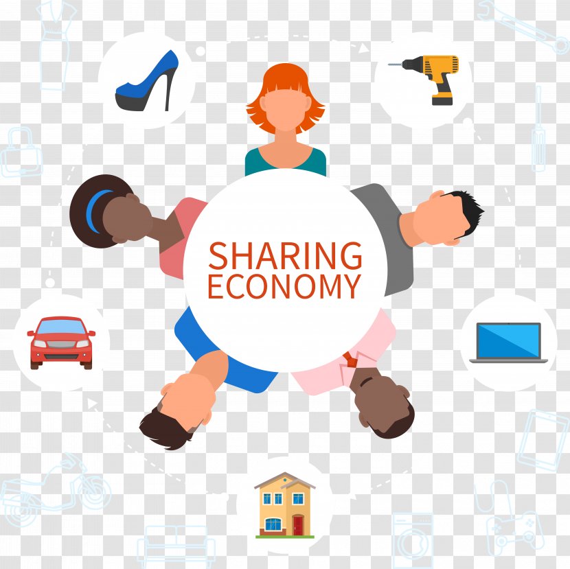 Sharing Economy Economics Capitalism Business - Conversation Transparent PNG