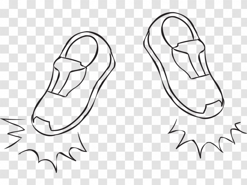 Building Background - Drawing - Flipflops Blackandwhite Transparent PNG