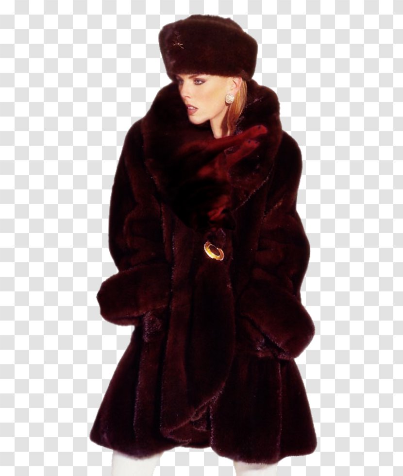 Fur Clothing American Mink Overcoat - Cloakroom - Cold Transparent PNG