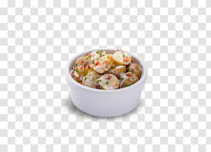 Side Dish Potato Salad Mashed Cream Bacon - Cuisine - White Onion Transparent PNG