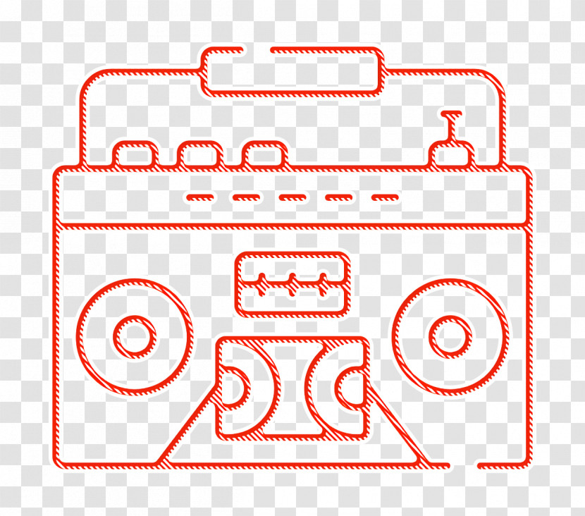 Boombox Icon Media Technology Icon Music And Multimedia Icon Transparent PNG