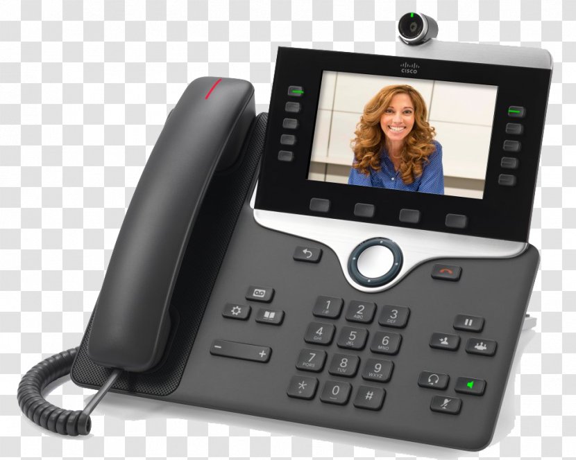 VoIP Phone Telephone Cisco 8865 Mobile Phones Videotelephony - Systems - Unified Communications As A Service Transparent PNG