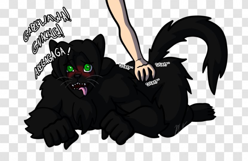 Black Cat Art Tail - Watercolor Transparent PNG