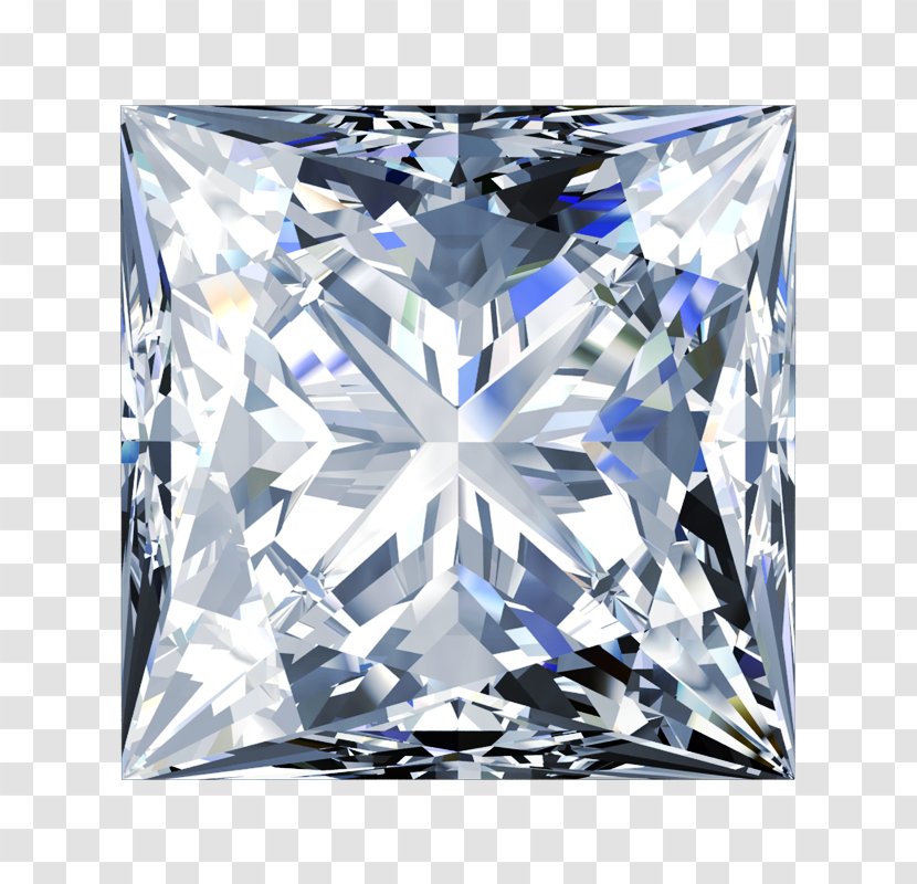 Diamond Cut Princess Jewellery - Rectangle Transparent PNG