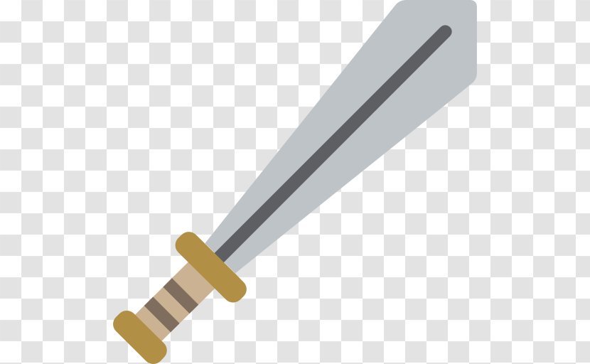 Sword Iconfinder Adobe Illustrator Artwork - Cold Weapon Transparent PNG