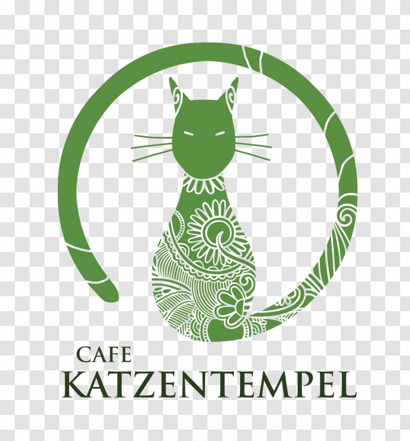 Cat Café Katzentempel Cafe Coffee - Small To Medium Sized Cats - Logo Transparent PNG