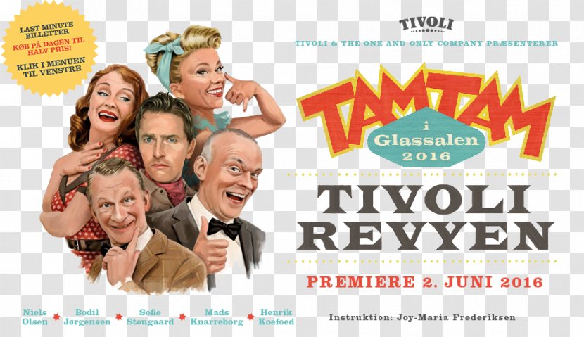 Tivoli Gardens Glassalen Tivolirevyen Revue Hånd I - Poster - Tamtam Transparent PNG