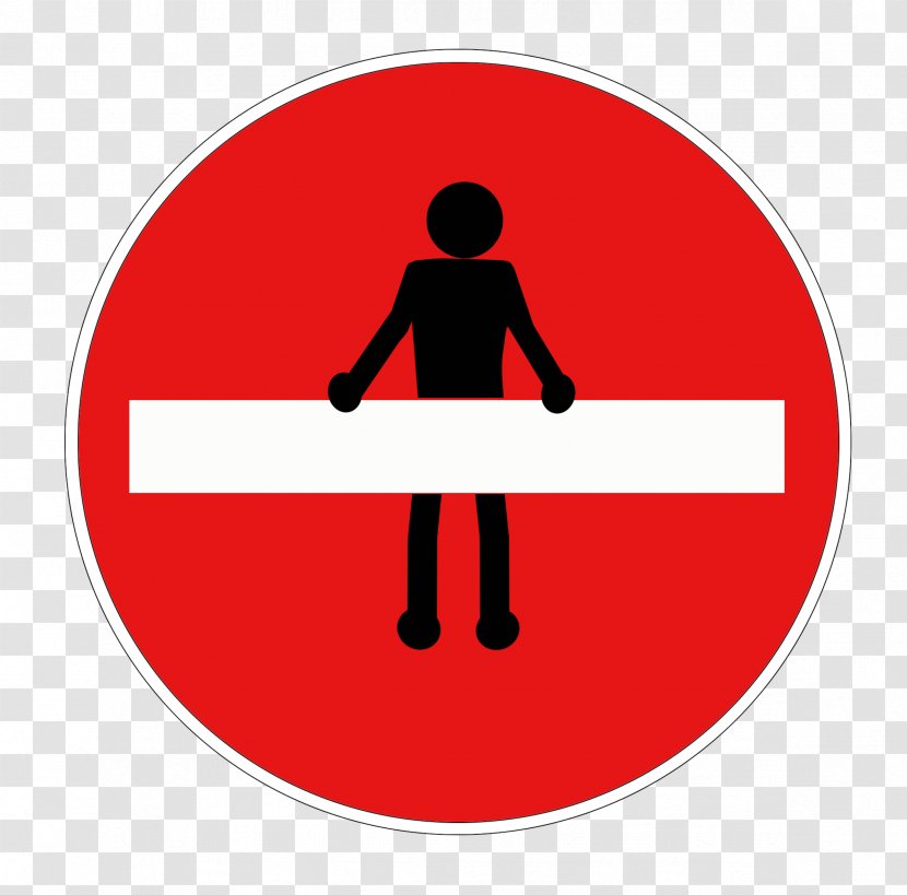 Stick Figure - Silhouette - Road Sign Transparent PNG