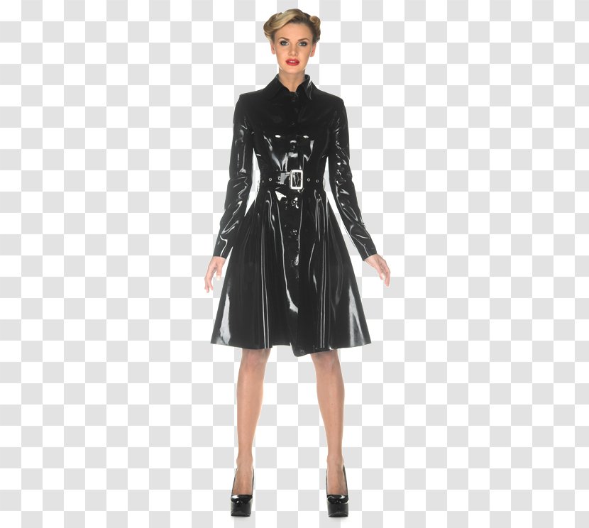 Clothing Trench Coat Dress Latex Pin - Frame Transparent PNG