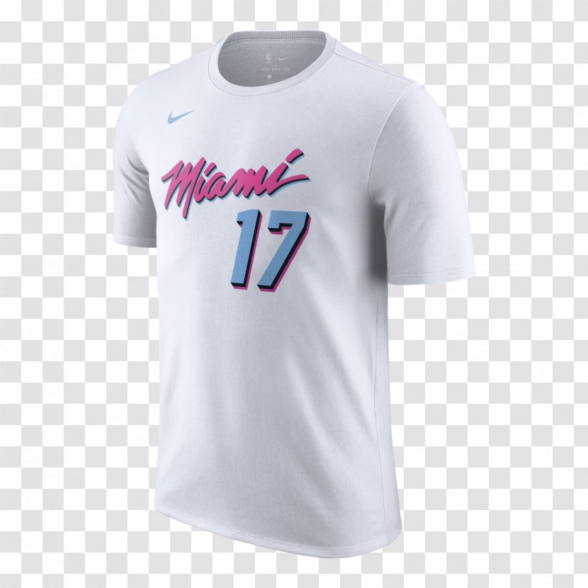 Miami Heat Chicago Bulls T-shirt Cleveland Cavaliers Nike - Blue - MIAMI CITY Transparent PNG