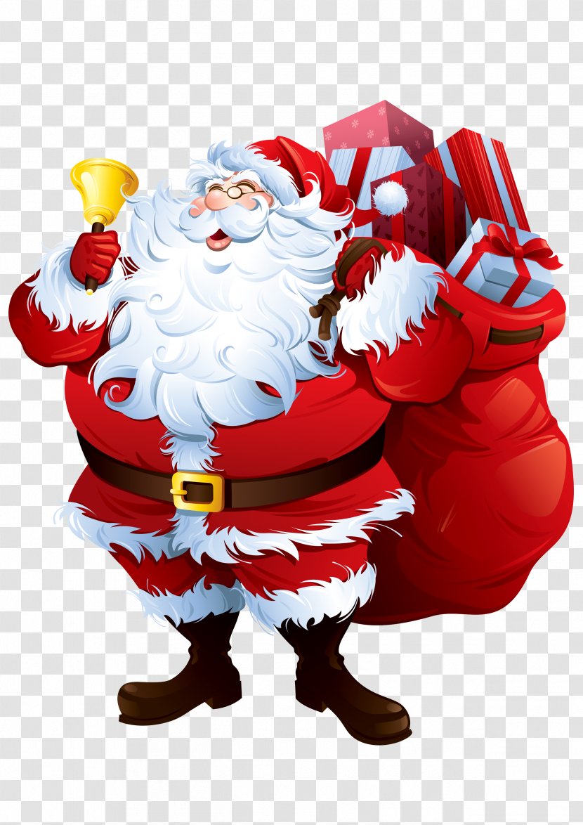 Santa Claus Rudolph Christmas Clip Art - Suit Transparent PNG