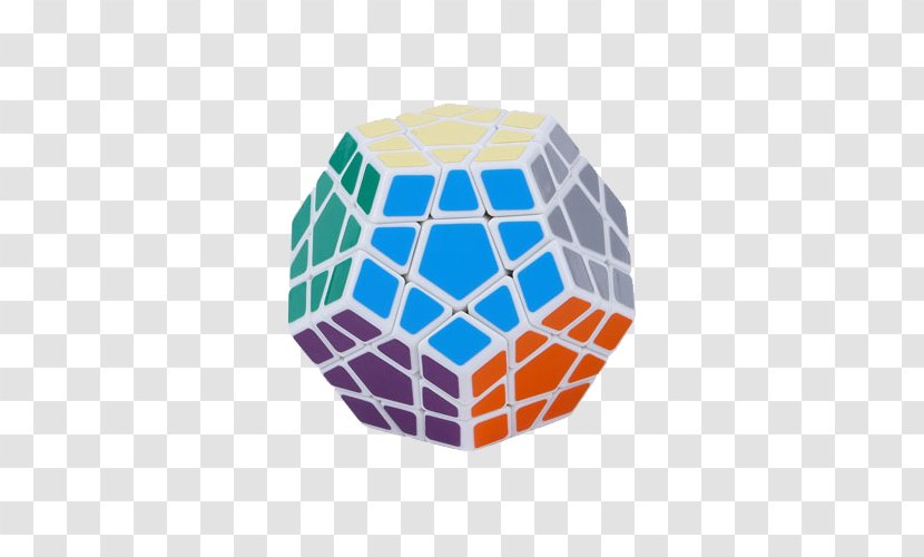 Rubiks Cube Megaminx Combination Puzzle - Speedcubing - Kathrine Shaped White Solid Transparent PNG
