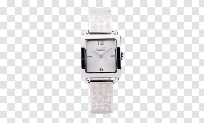 Watch Strap Quartz Clock - COACH Ms. Transparent PNG