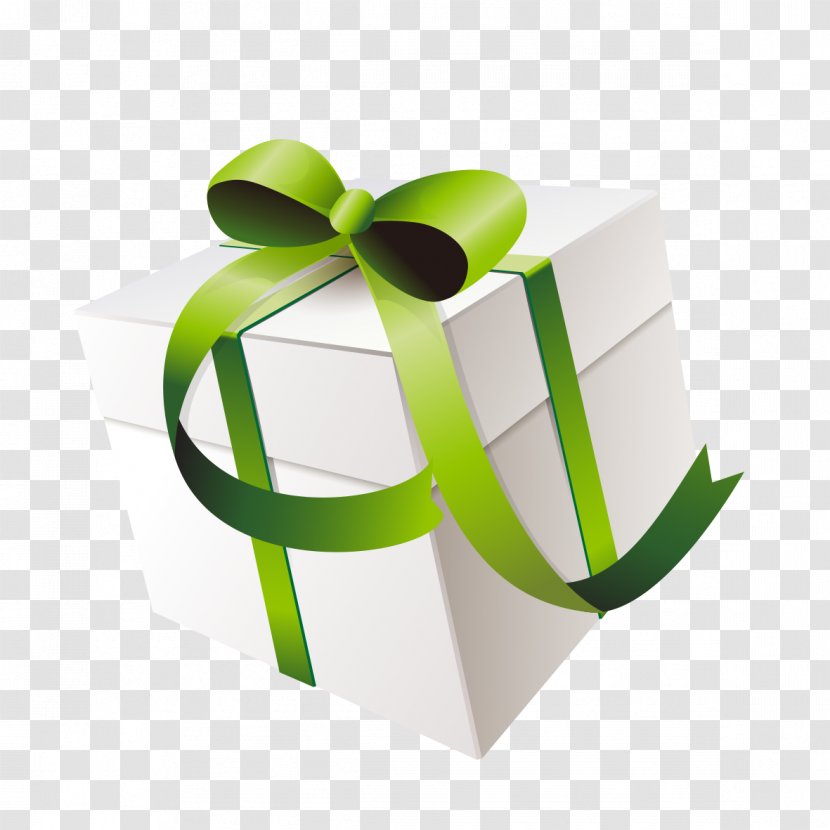 Gift Green Shoelace Knot Gratis - Bow Box Transparent PNG