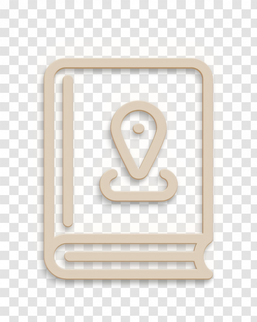 Book Icon Map Pins And Navigation Icon Transparent PNG