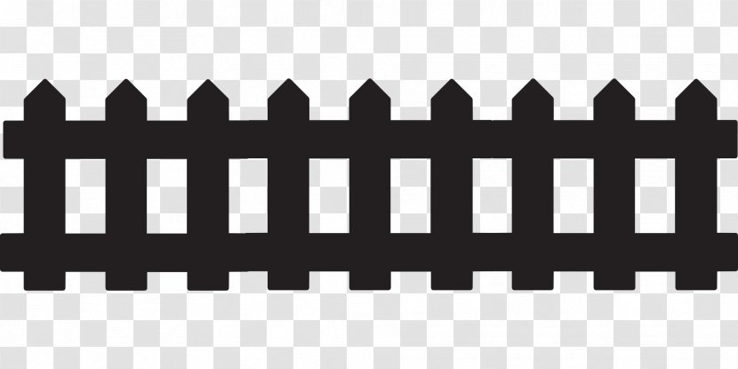 Rail Transport Train Track Baanvak Clip Art - Monochrome Photography - Black Fence Transparent PNG