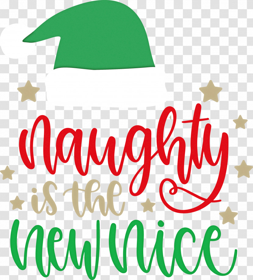 Naughty Is The New Nice Naughty Christmas Transparent PNG