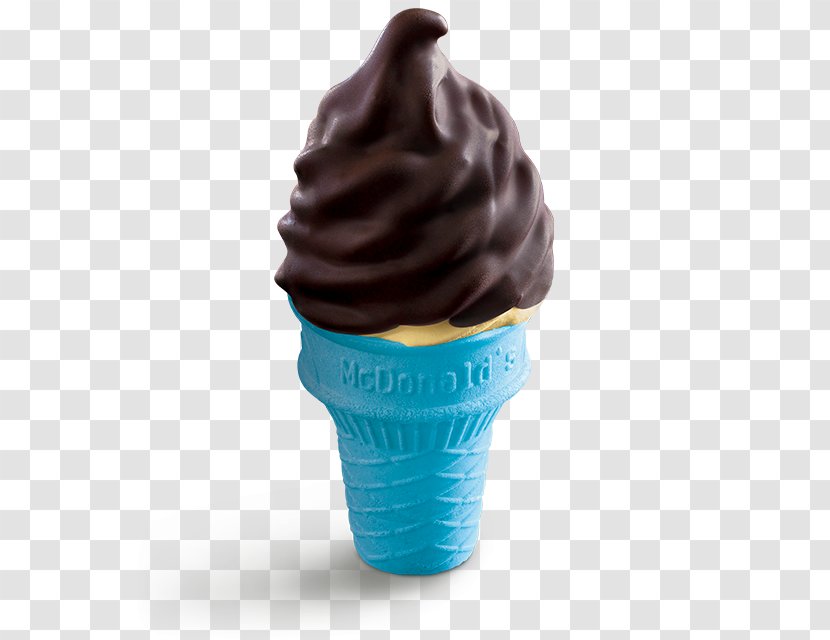 Ice Cream Cones Sundae McDonald's Vanilla Cone - Dairy Product Transparent PNG