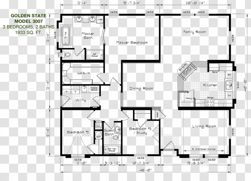 Floor Plan American Home Store Selling Champion As Well Kit Custom Homes House Architecture - Baths - Golden Square Transparent PNG